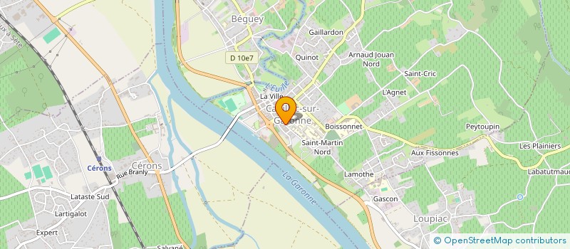 localisation de l'entreprise SCI ARL33  CADILLAC-SUR-GARONNE