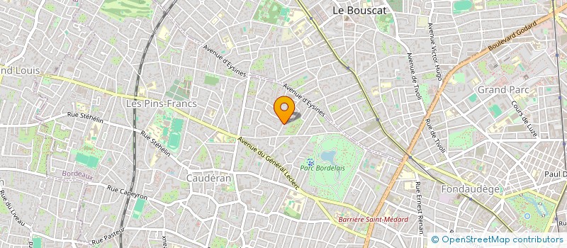 localisation de l'entreprise SCI ARLAS  BORDEAUX