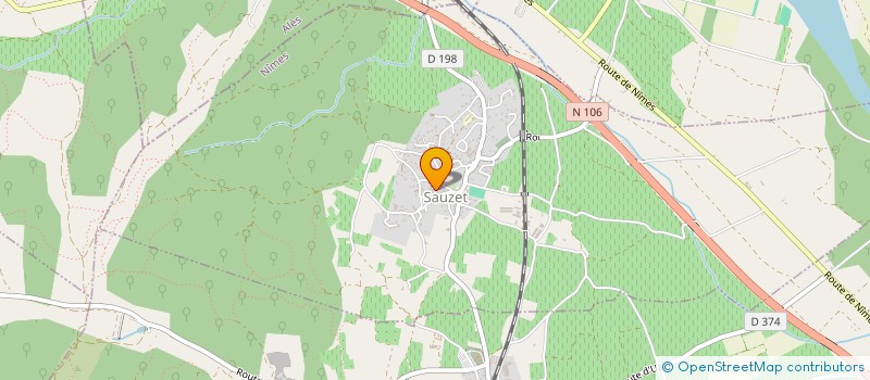 localisation de l'entreprise SCI ARLATEN  SAUZET