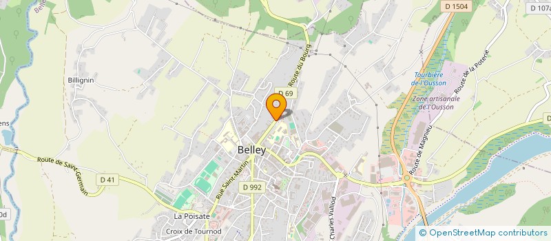 localisation de l'entreprise SCI ARLENE  BELLEY