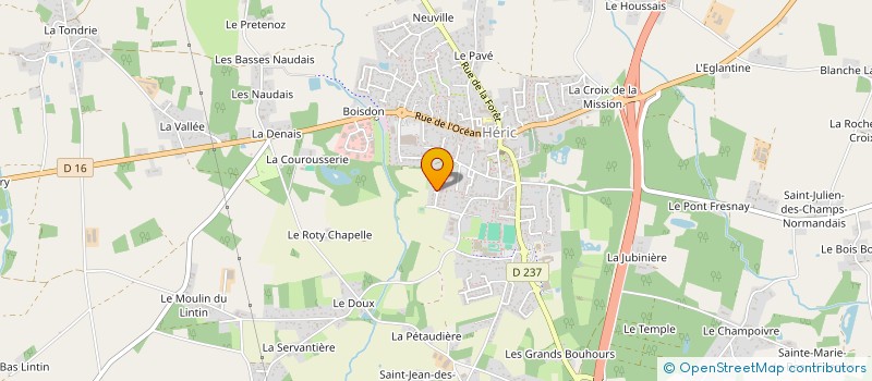 localisation de l'entreprise SCI ARLEQUIN  HERIC