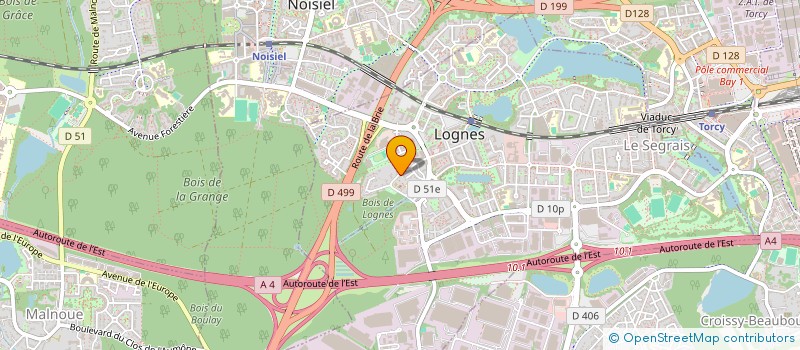 localisation de l'entreprise SCI ARLEQUIN  LOGNES