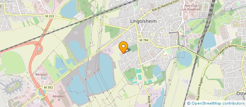 localisation de l'entreprise SCI ARLEQUIN PV  LINGOLSHEIM