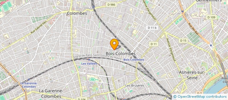 localisation de l'entreprise SCI ARLETTE à BOIS-COLOMBES