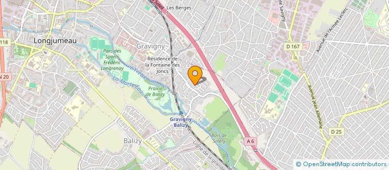 localisation de l'entreprise SCI ARLETTE ET JOSE C.  LONGJUMEAU