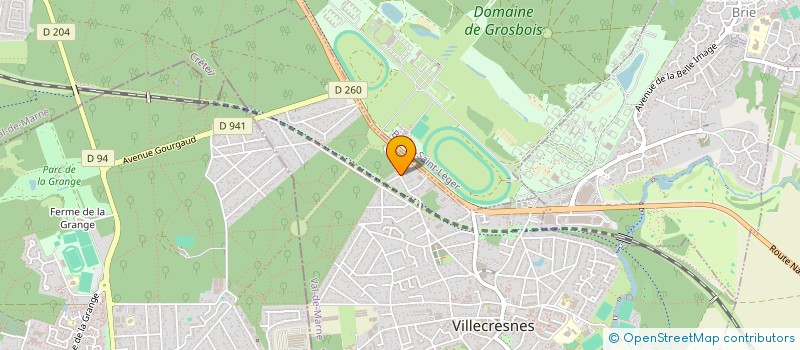 localisation de l'entreprise SCI ARLI  VILLECRESNES