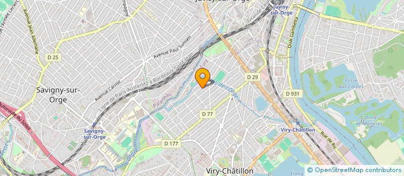 localisation de l'entreprise SCI ARLIF à VIRY-CHATILLON