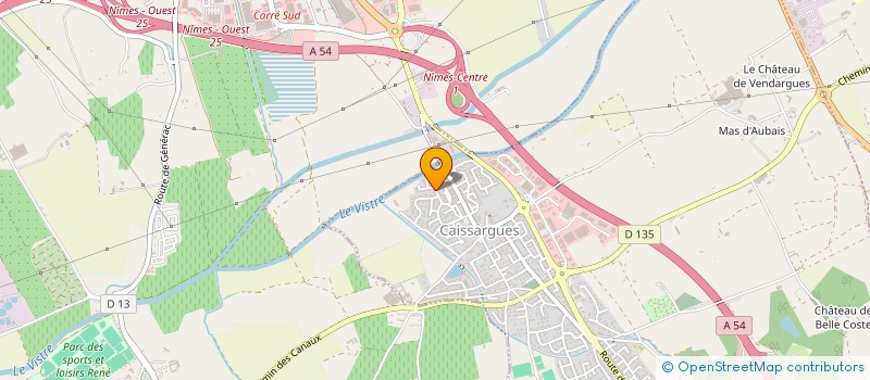 localisation de l'entreprise SCI ARLINE à CAISSARGUES