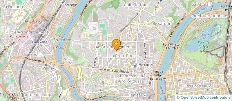 localisation de l'entreprise SCI ARLINGTON CROIX ROUSSE  LYON