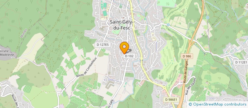 localisation de l'entreprise SCI ARLIT  SAINT-GELY-DU-FESC