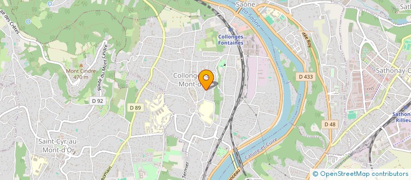 localisation de l'entreprise SCI ARLO  COLLONGES-AU-MONT-D'OR