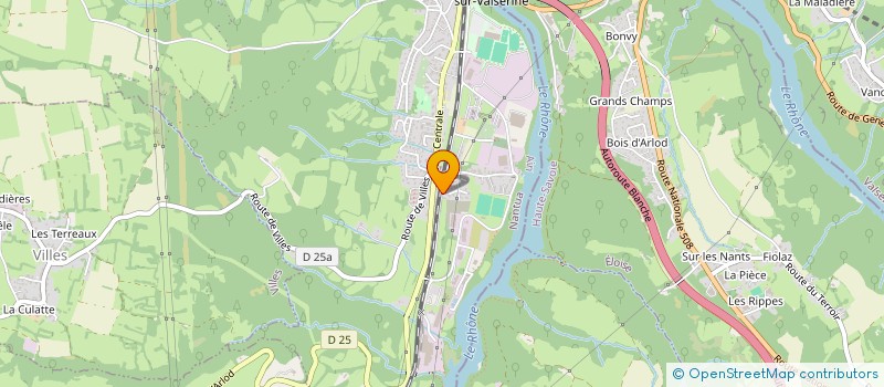 localisation de l'entreprise SCI ARLOD à VALSERHONE