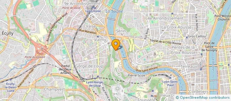 localisation de l'entreprise SCI ARLOING à LYON 9EME