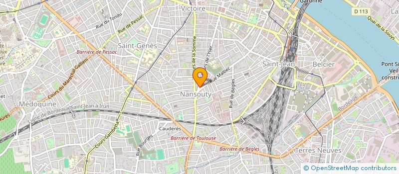 localisation de l'entreprise SCI ARLOTTE  BORDEAUX