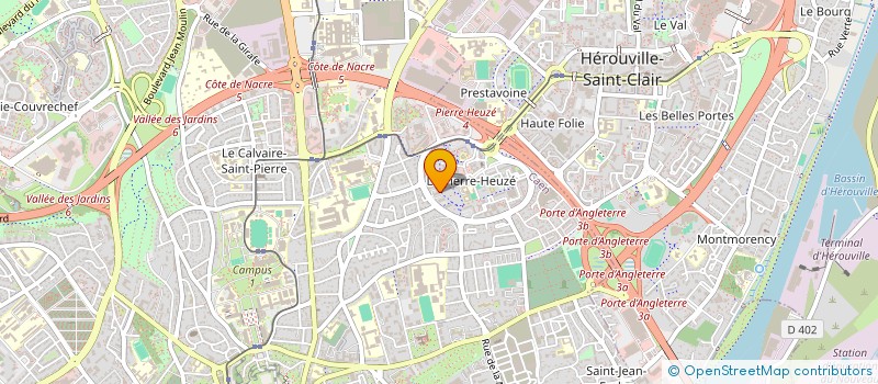 localisation de l'entreprise SCI ARLUGA  CAEN