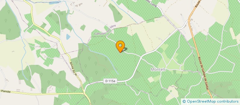 localisation de l'entreprise SCI ARLUS  MONTELS