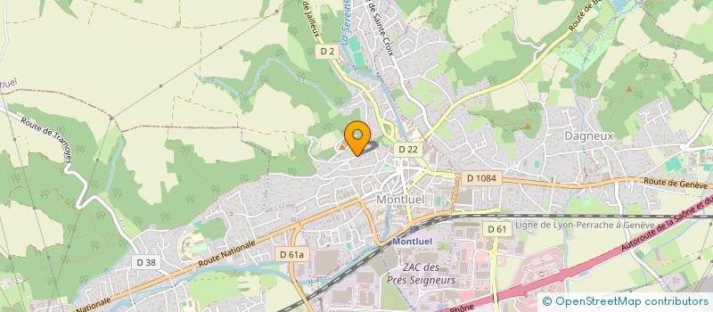 localisation de l'entreprise SCI ARLYMO  MONTLUEL