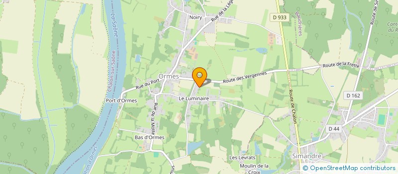 localisation de l'entreprise SCI ARM  ORMES