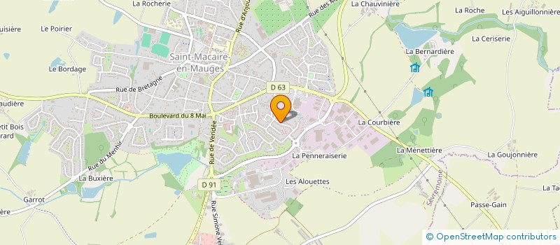 localisation de l'entreprise SCI ARM IMMOBILIER à SEVREMOINE