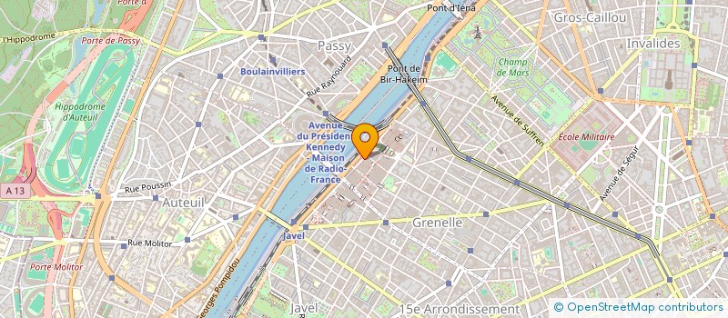 localisation de l'entreprise SCI ARM INVEST  PARIS