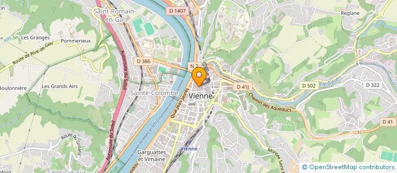 localisation de l'entreprise SCI ARMACHAUT  VIENNE
