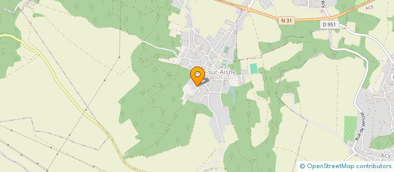 localisation de l'entreprise SCI ARMADILLO  BILLY-SUR-AISNE