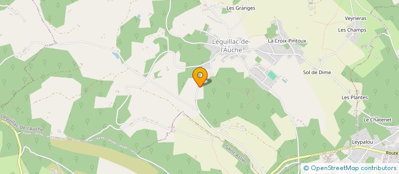 localisation de l'entreprise SCI ARMAGNAC à LEGUILLAC DE L'AUCHE