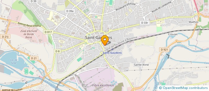 localisation de l'entreprise SCI ARMAJOU  SAINT-GAUDENS