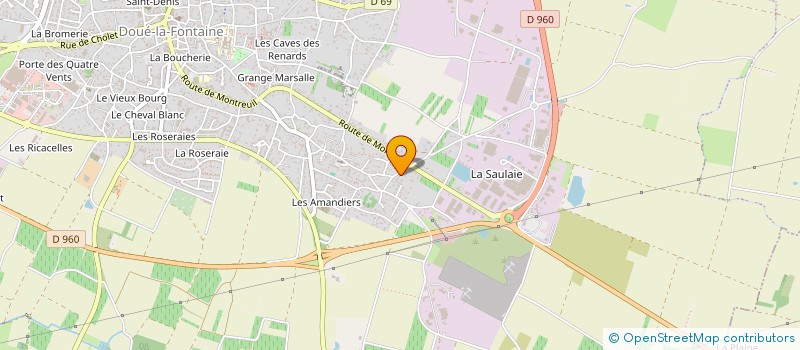 localisation de l'entreprise SCI ARMAJU  DOUE-EN-ANJOU