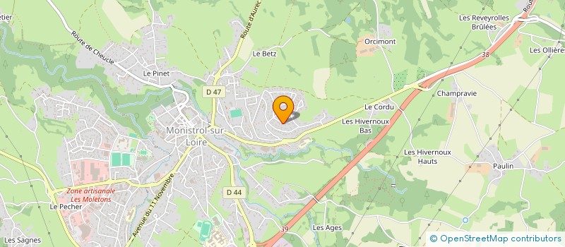 localisation de l'entreprise SCI ARMAMA  MONISTROL-SUR-LOIRE