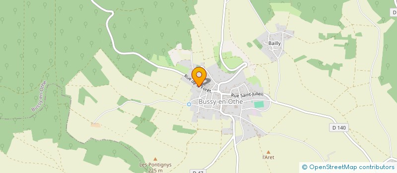 localisation de l'entreprise SCI ARMANCON  BUSSY-EN-OTHE