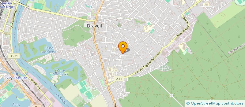 localisation de l'entreprise SCI ARMAND à DRAVEIL