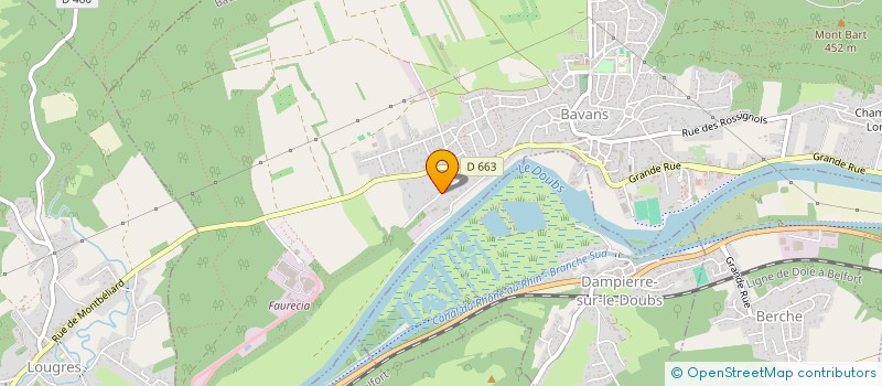 localisation de l'entreprise SCI ARMAND  BAVANS