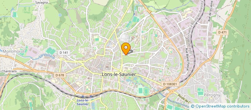 localisation de l'entreprise SCI ARMAND  LONS-LE-SAUNIER