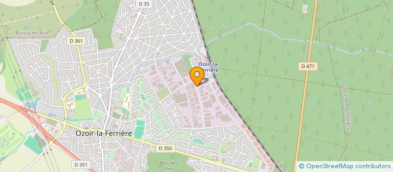 localisation de l'entreprise SCI ARMAND  OZOIR-LA-FERRIERE