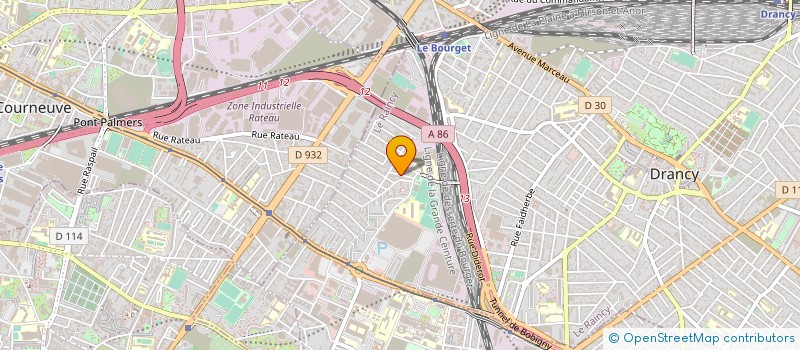 localisation de l'entreprise SCI ARMAND CARREL  DRANCY