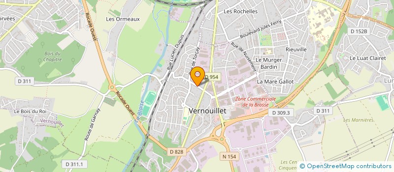 localisation de l'entreprise SCI ARMAND DUPONT à VERNOUILLET