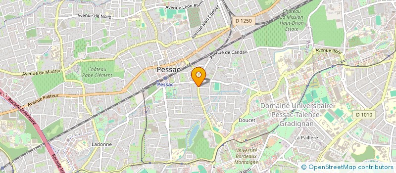 localisation de l'entreprise SCI ARMAND PONDRIAN  PESSAC