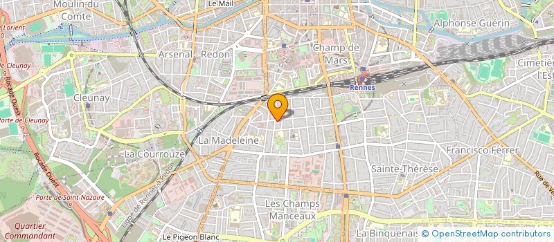 localisation de l'entreprise SCI ARMANDE  RENNES