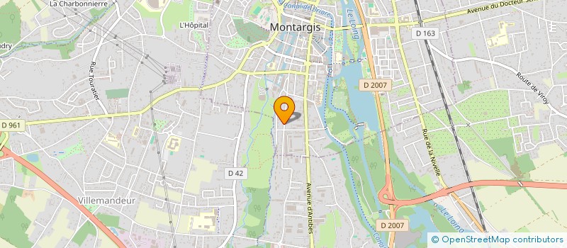localisation de l'entreprise SCI ARMANDINE à MONTARGIS