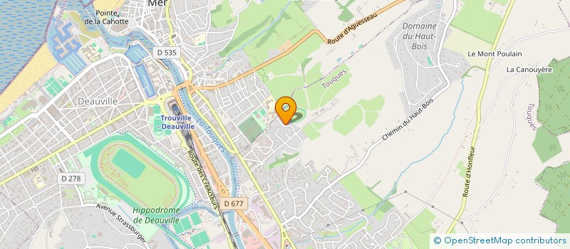 localisation de l'entreprise SCI ARMANDINE DE GLATIGNY  TOURGEVILLE