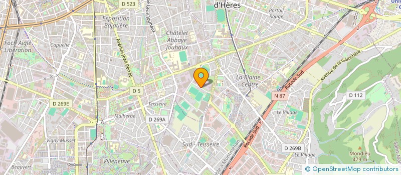 localisation de l'entreprise SCI ARMANDO à GRENOBLE