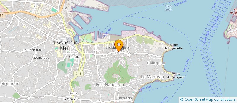 localisation de l'entreprise SCI ARMANDO à LA SEYNE-SUR-MER