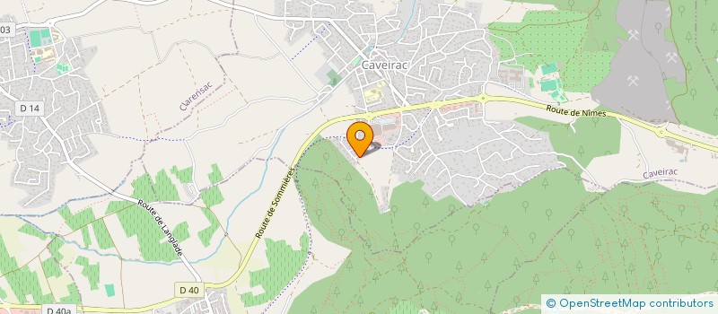 localisation de l'entreprise SCI ARMANICA  CAVEIRAC