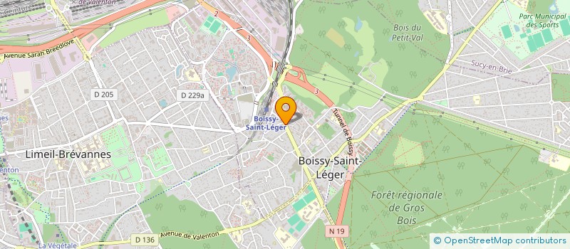 localisation de l'entreprise SCI ARMANTIOUX à BOISSY-SAINT-LEGER