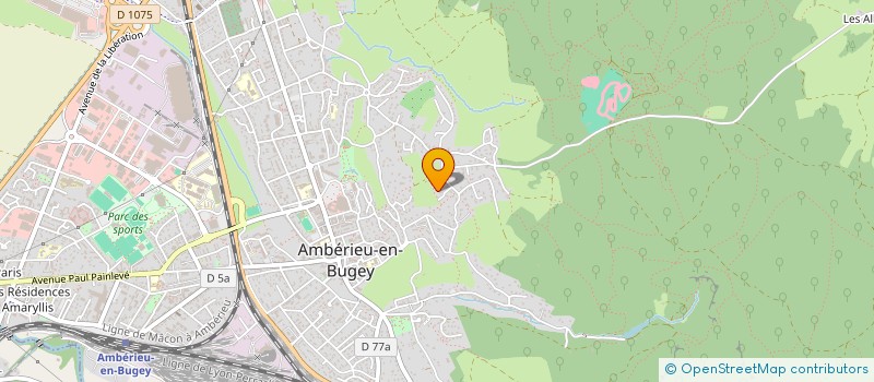 localisation de l'entreprise SCI ARMANVILLE  AMBERIEU-EN-BUGEY