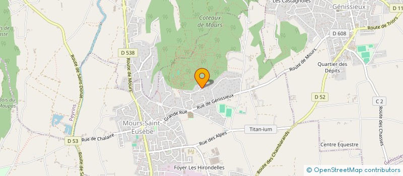 localisation de l'entreprise SCI ARMAR  MOURS-SAINT-EUSEBE