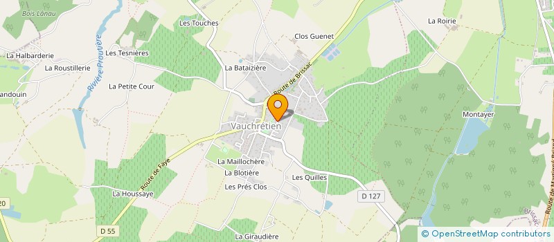 localisation de l'entreprise SCI ARMARONA  LES GARENNES SUR LOIRE
