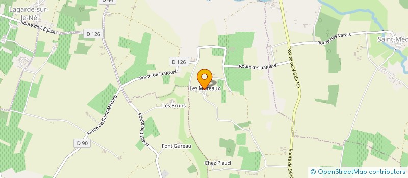 localisation de l'entreprise SCI ARMAX  BARBEZIEUX-SAINT-HILAIRE