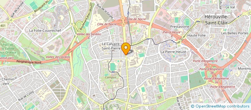 localisation de l'entreprise SCI ARMELLE  CAEN